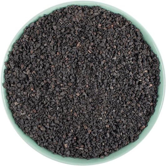 Black Lava Rocks for Plants Decorative Landscaping Plants Top Dressing for Cacti, Succulents Bonsai Plant Drainage Gravel, 3LB