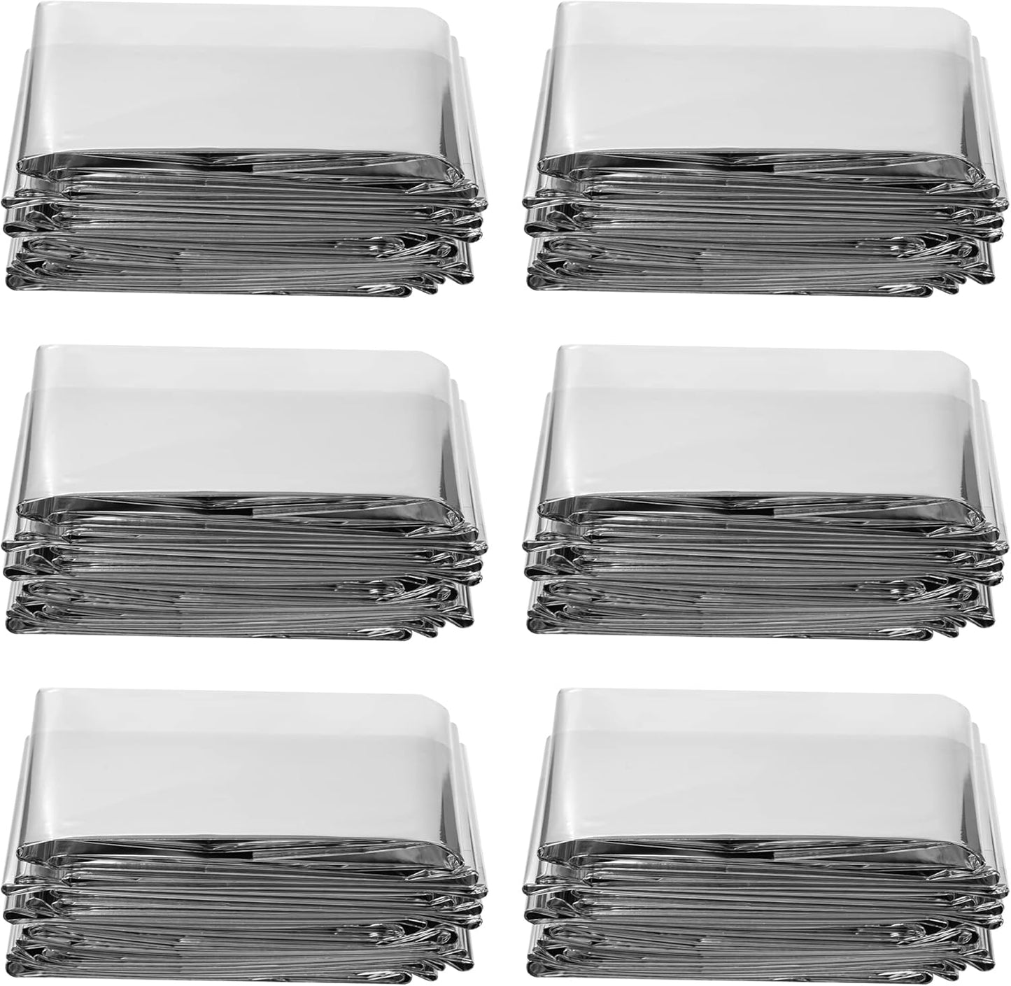 Plant Growth Mylar Films High Reflective Mylar Film Garden Greenhouse Covering Foil Sheets for First Aid Blanket Growth Room Camping Simple Tent,82.6 x 51.2 Inch(6 Pieces)