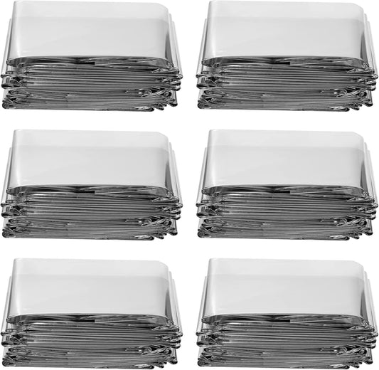 Plant Growth Mylar Films High Reflective Mylar Film Garden Greenhouse Covering Foil Sheets for First Aid Blanket Growth Room Camping Simple Tent,82.6 x 51.2 Inch(6 Pieces)