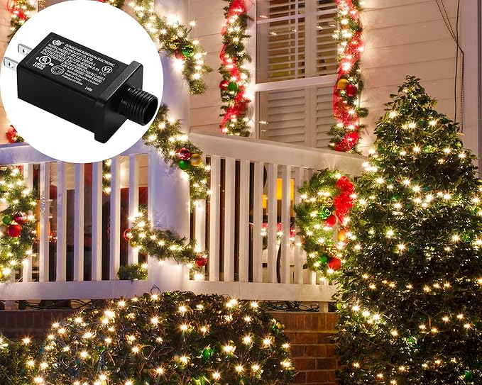 Replacement Yard Inflatable Adapter Power Supply Adaptor - 12V 1.0A 1Pcs - Inflatable Plug Replacement Class 2 Power Supply - for Halloween Yard Blow Up Decorations