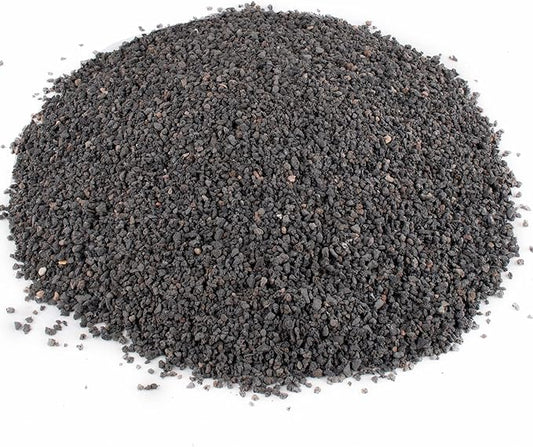 7LB Black Horticultural Lava Rock Soil for Decorative Landscaping Bonsai, Cacti, Succulents Plants Top Dressing for Release Excess Water