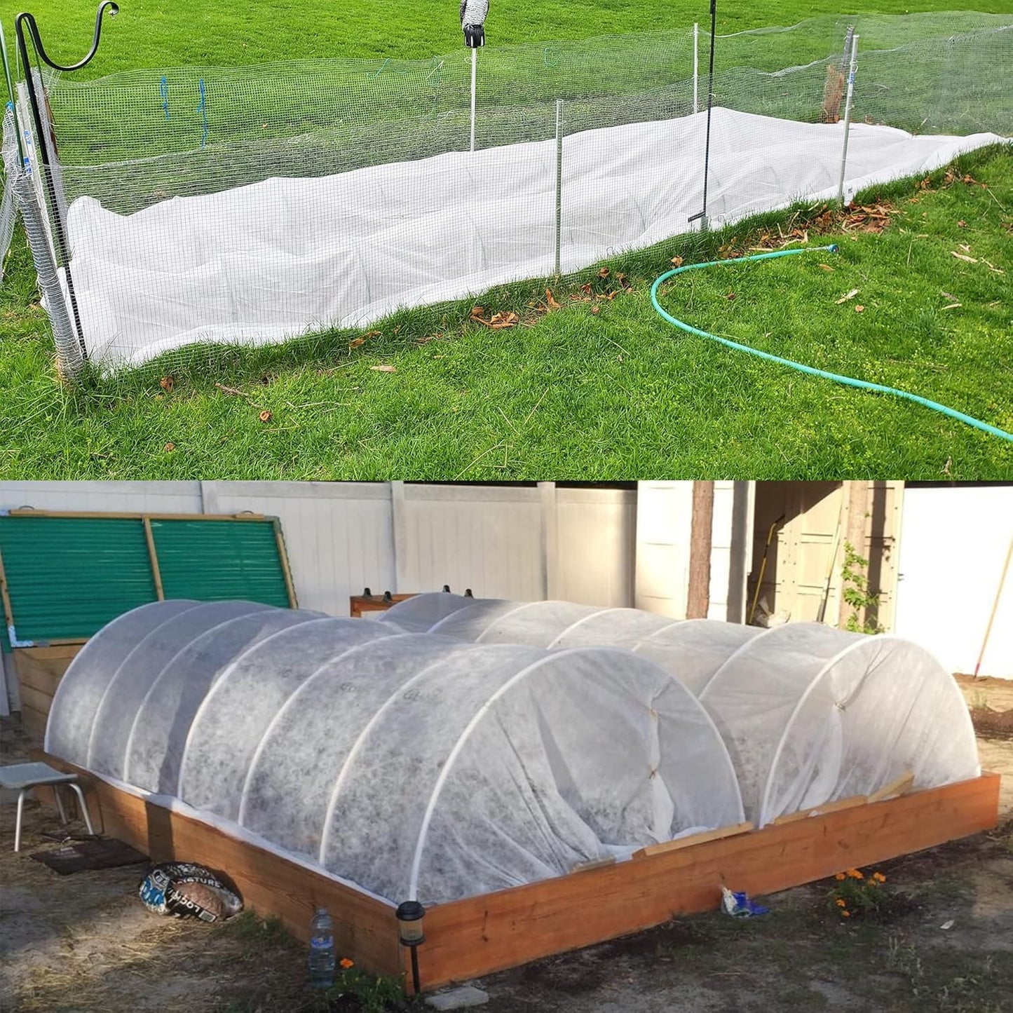 Plant Covers Freeze Protection 10x30ft Frost Cloth Blanket Floating Row Cover for Winter Protection 0.9 oz/yd²