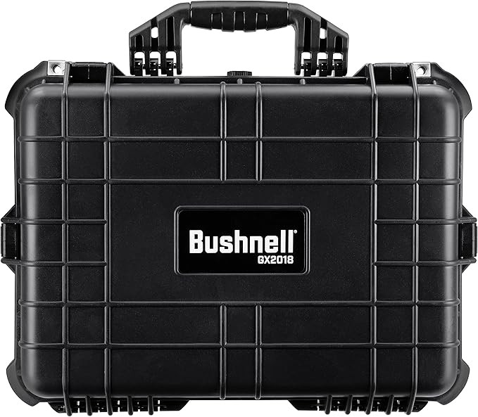 Bushnell 20 Inch Large Waterproof Hard Camera Case For Binoculars, Optics, Equipment, Shock Proof, and TSA Ready (Black)