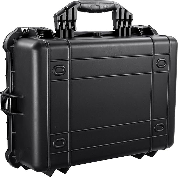 Bushnell 20 Inch Large Waterproof Hard Camera Case For Binoculars, Optics, Equipment, Shock Proof, and TSA Ready (Black)
