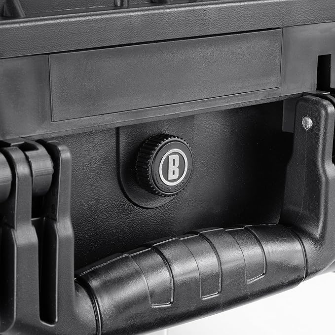 Bushnell 20 Inch Large Waterproof Hard Camera Case For Binoculars, Optics, Equipment, Shock Proof, and TSA Ready (Black)